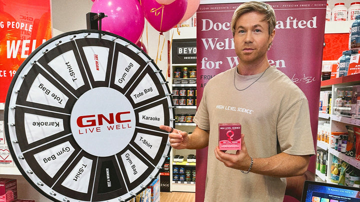 TMZ: Ashley Parker Angel Hits Up GNC in Las Vegas with High Level Science (Photo Gallery)