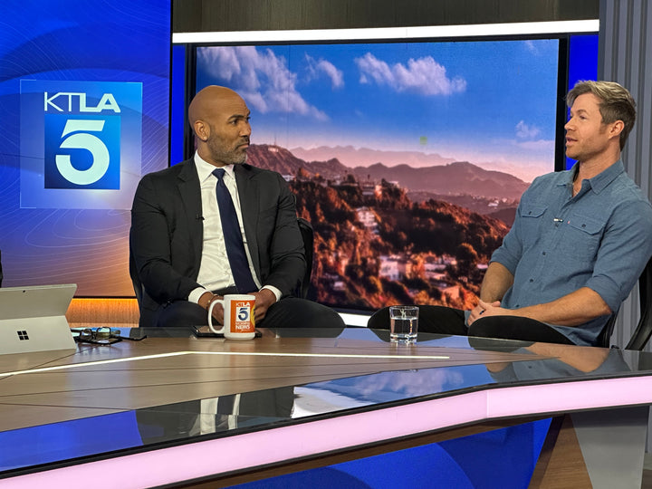 KTLA:  Ashley Parker Angel talks O-Town and why he started his wellness brand High Level Science