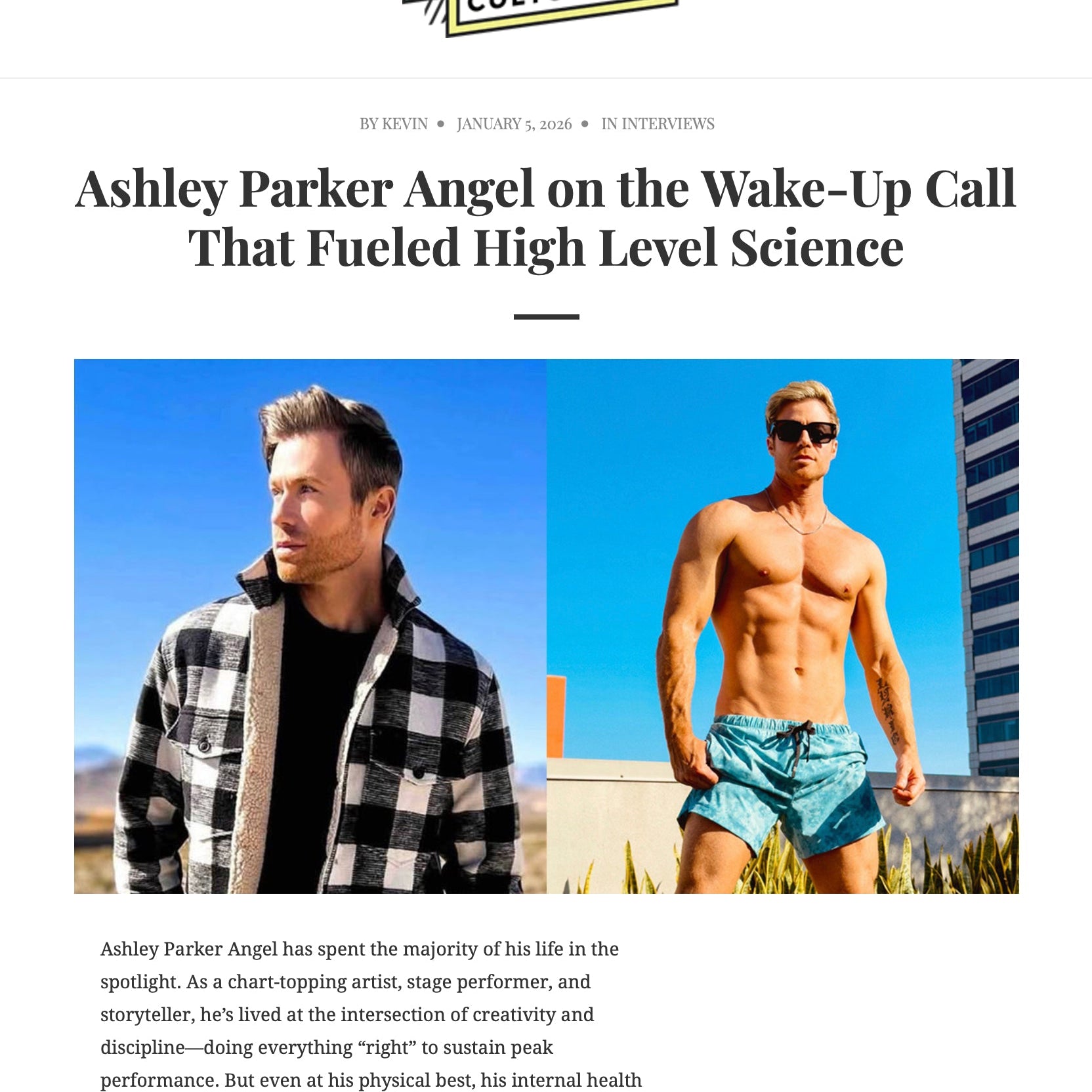 PopCulturalist: Ashley Parker Angel on the Wake-Up Call That Fueled High Level Science