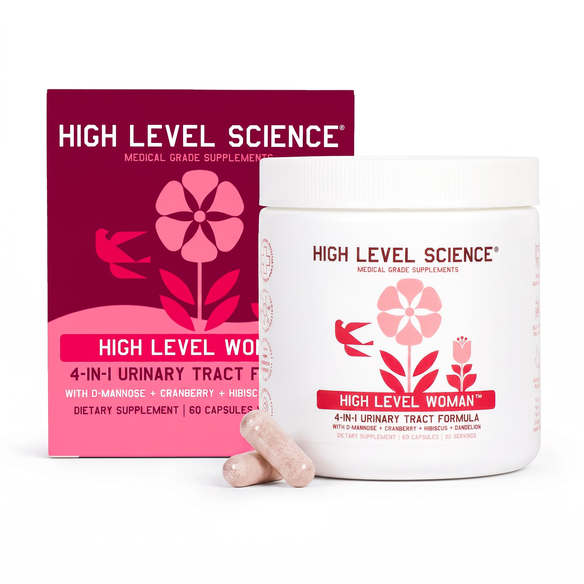 High Level Woman - 4-in-1 Urinary Tract Formula