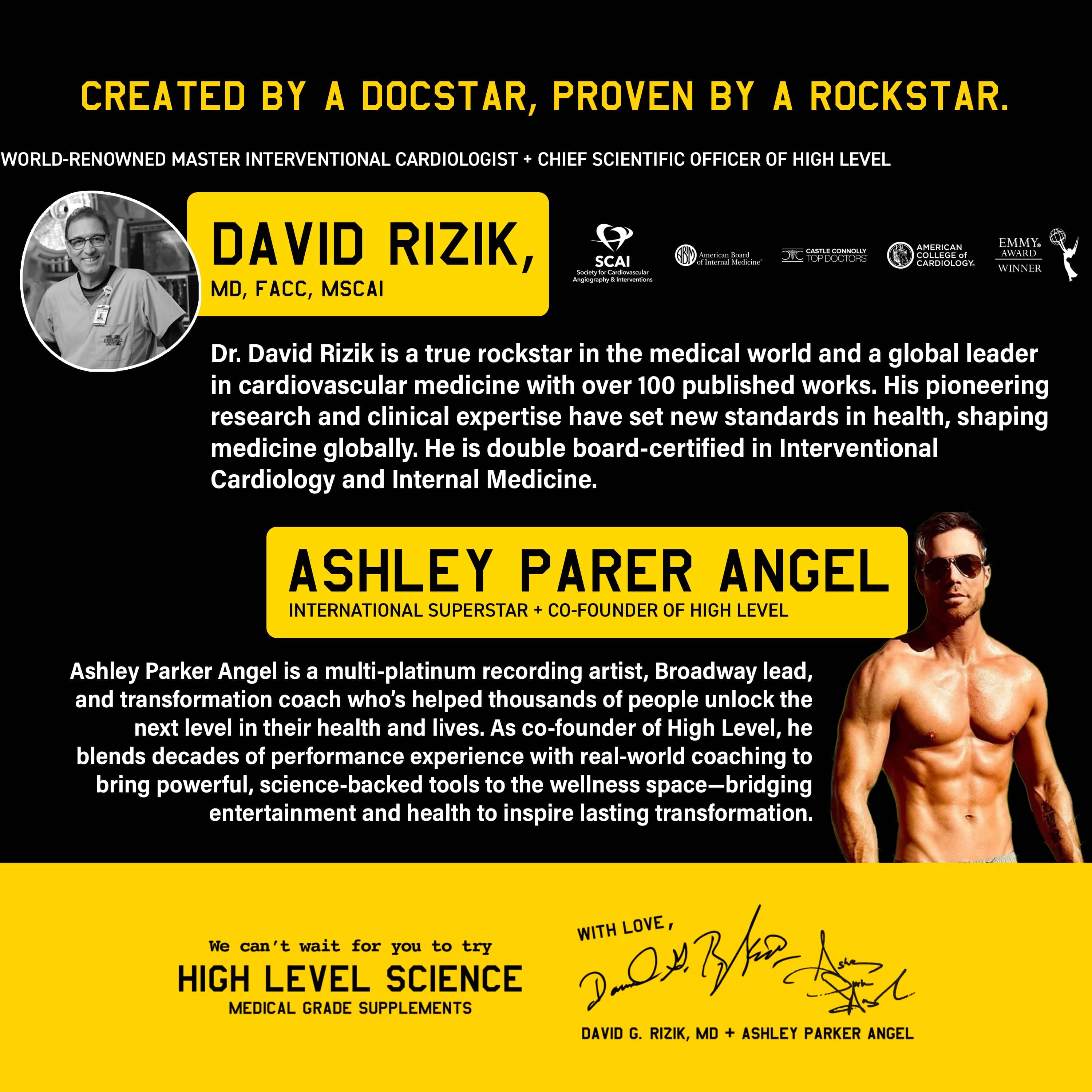 High Level Science High Level Man 12-in-1 Testosterone Formula capsules, dietary supplement for men's health and vitality