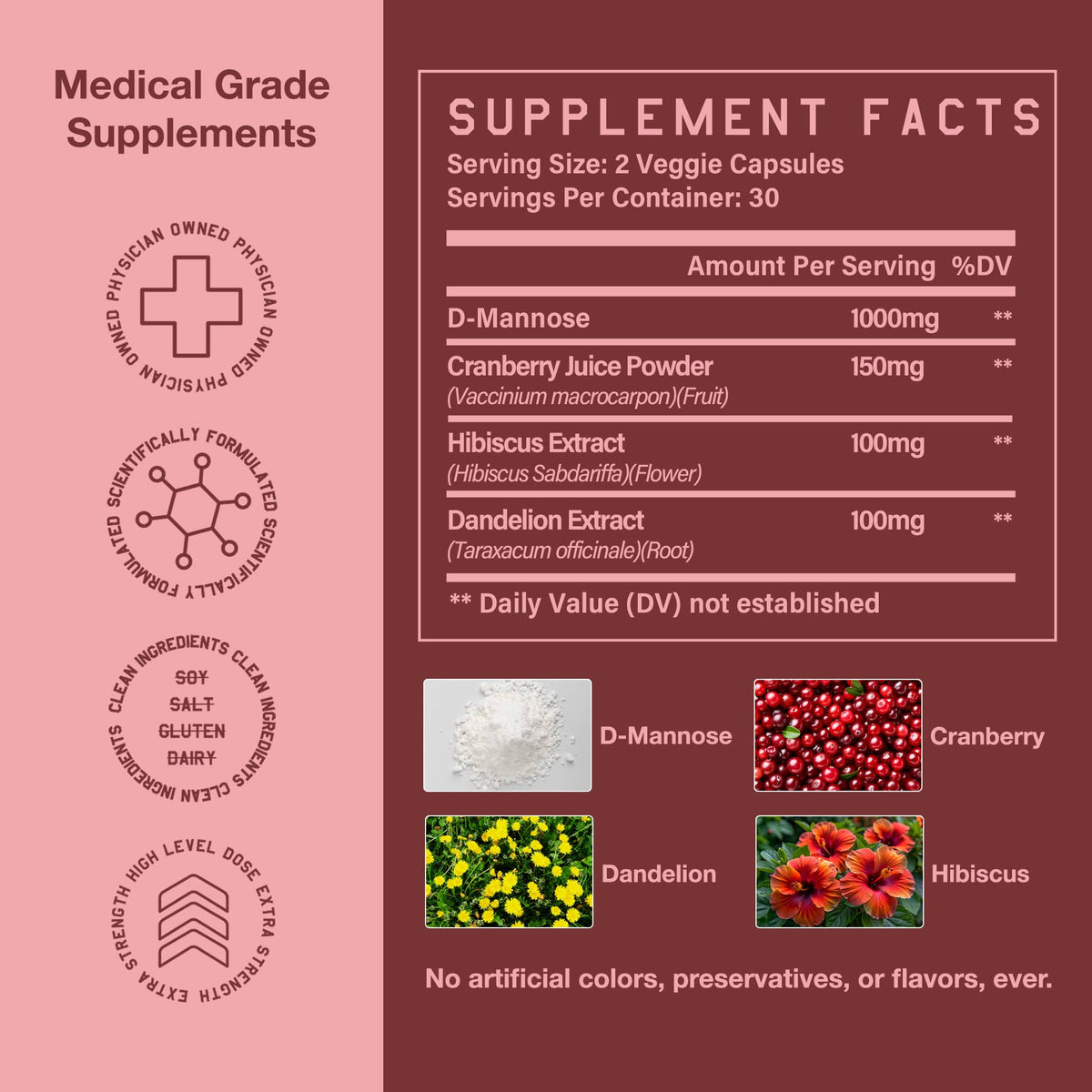 High Level Woman 4-in-1 Urinary Tract Formula capsules by High Level Science, featuring dietary supplement capsules for urinary health.