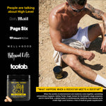 High Level Man 12-in-1 Testosterone Formula capsules by High Level Science, featuring dietary supplement capsules for men's health.