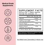 High Level Woman 4-in-1 Urinary Tract Formula capsules by High Level Science, showcasing the supplement bottle and capsules.