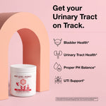 High Level Woman 4-in-1 Urinary Tract Formula capsules by High Level Science, featuring dietary supplements for urinary health.