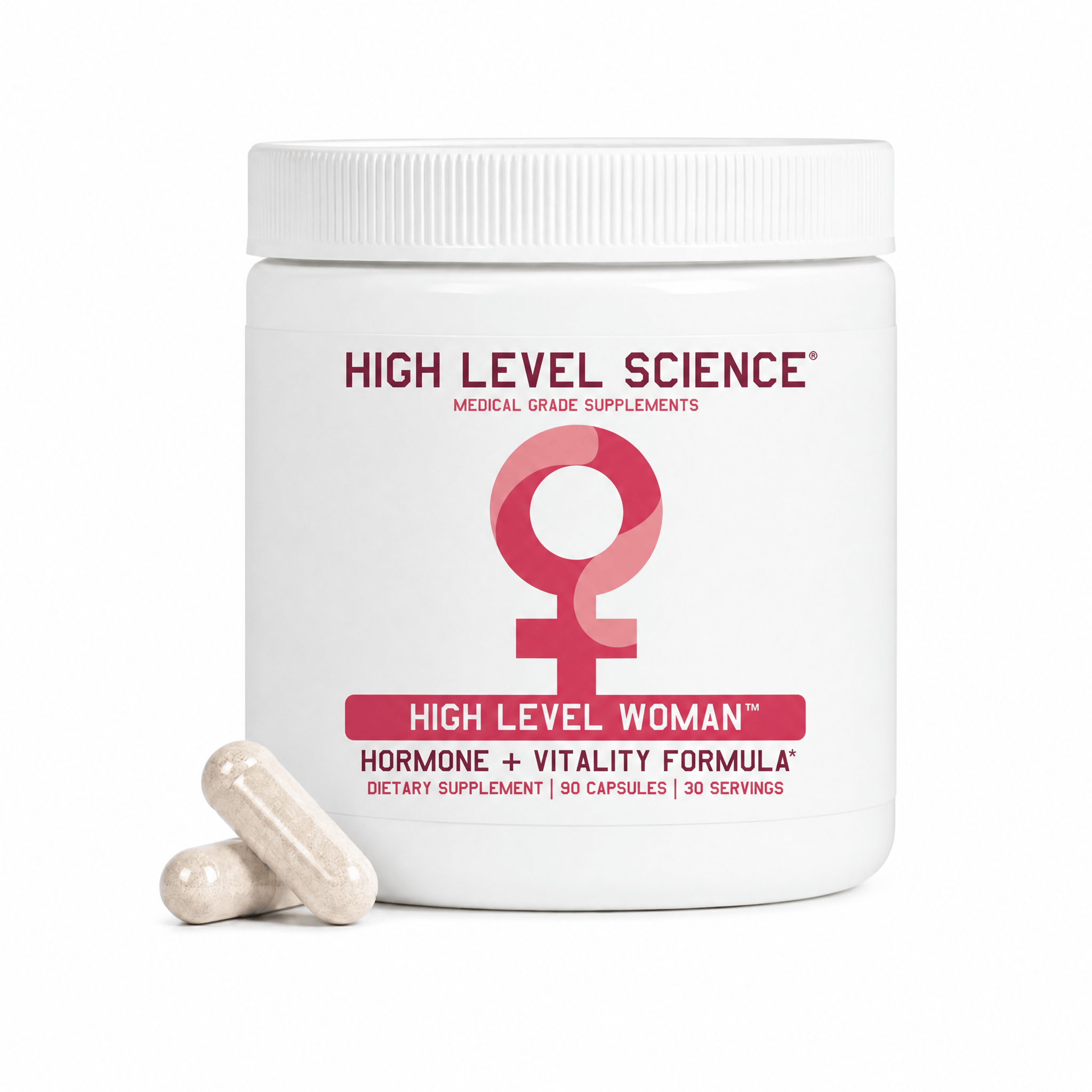 High Level Science Capsules High Level Woman: Hormone + Vitality Formula