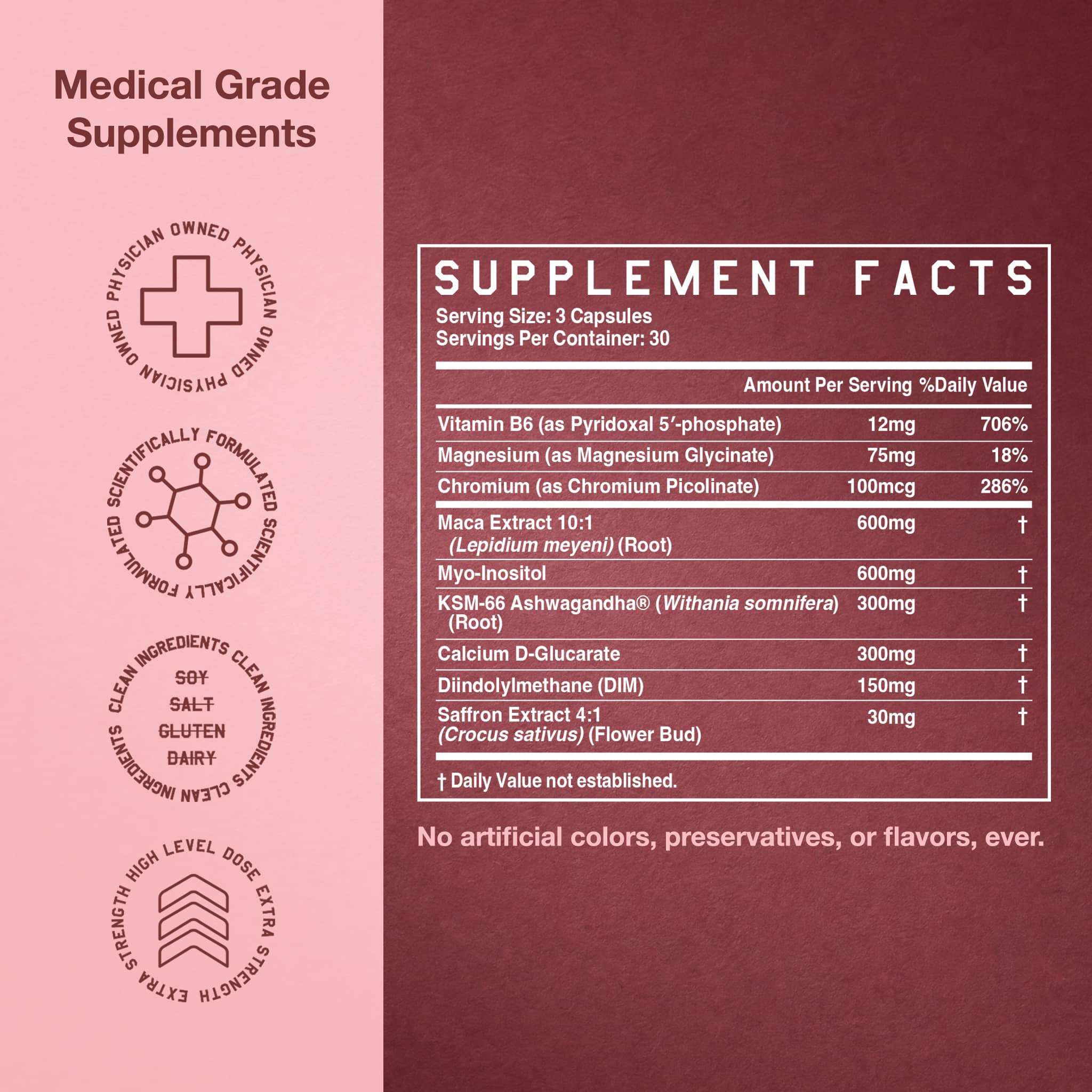 High Level Science Capsules High Level Woman: Hormone + Vitality Formula