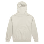 High Level Science HLS x Staple Hoodie in Lunar Rock color, showing front view with logo and hoodie details.