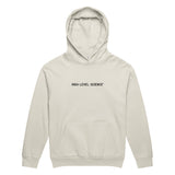 High Level Science HLS x Staple Hoodie in Lunar Rock color, featuring a comfortable fit and stylish branding.
