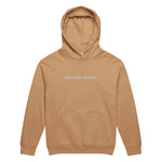 High Level Science HLS x Staple Hoodie in Burro color, showing the front view with hoodie and logo details.