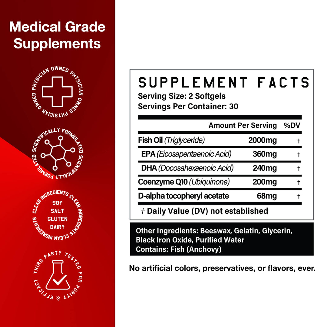 High Level Science Heart + Body + Mind softgels