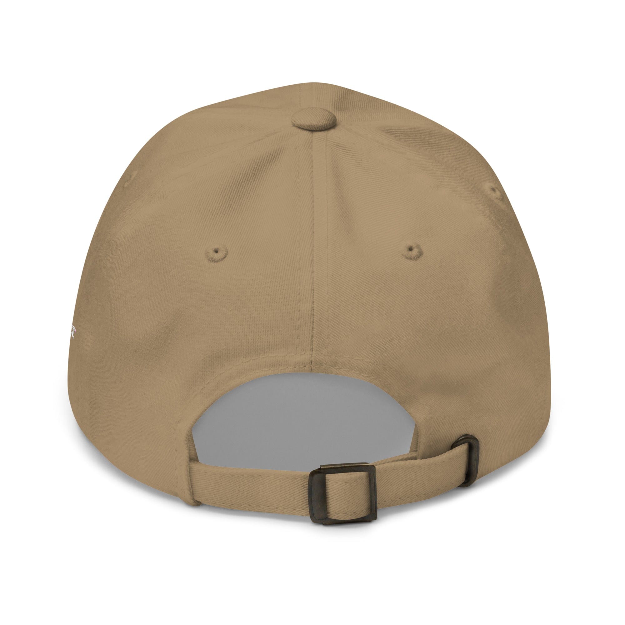 Khaki HLS x Staple hat by High Level Science, featuring a casual design with branded logo and adjustable strap.