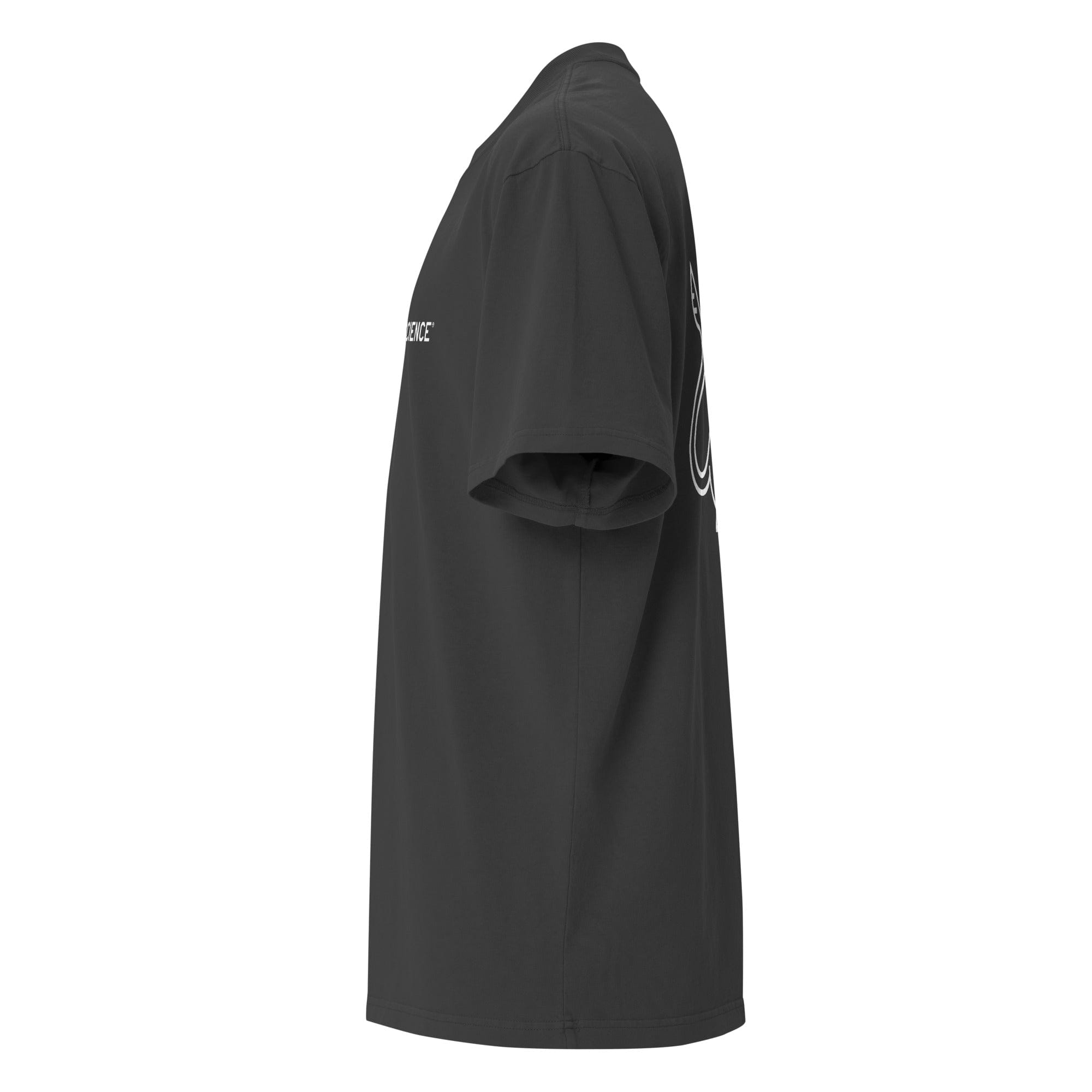 High Level Science HLS x Staple T-shirt in faded black, featuring a casual fit with logo details and soft cotton fabric.