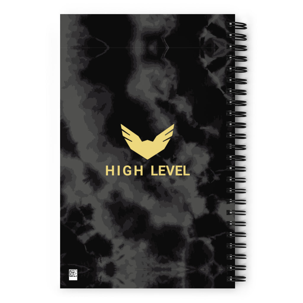 High Level HUSTLE Spiral notebook